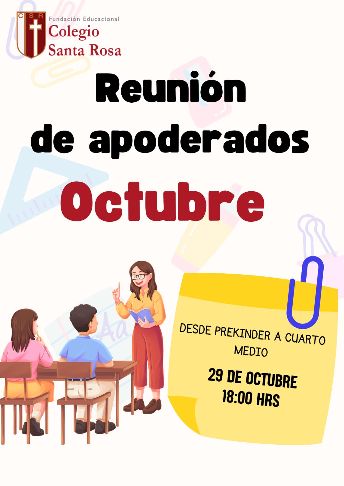 Reunión Apoderados 29 Octubre 2025 Reunión Apoderados 29 Octubre 2025